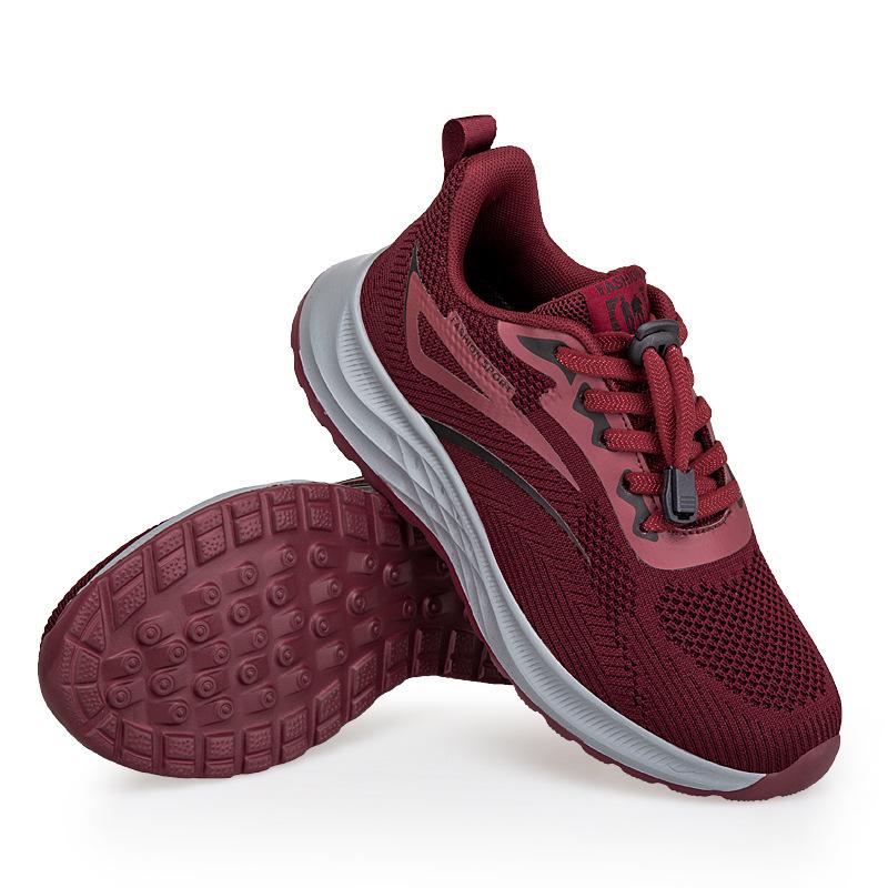 

Пожилая обувь на все сезоны, вязаная сетка, дышащая, легкая, удобная обувь для ходьбы, широкий подъем, большой размер, женская обувь, обувь для мамы 35