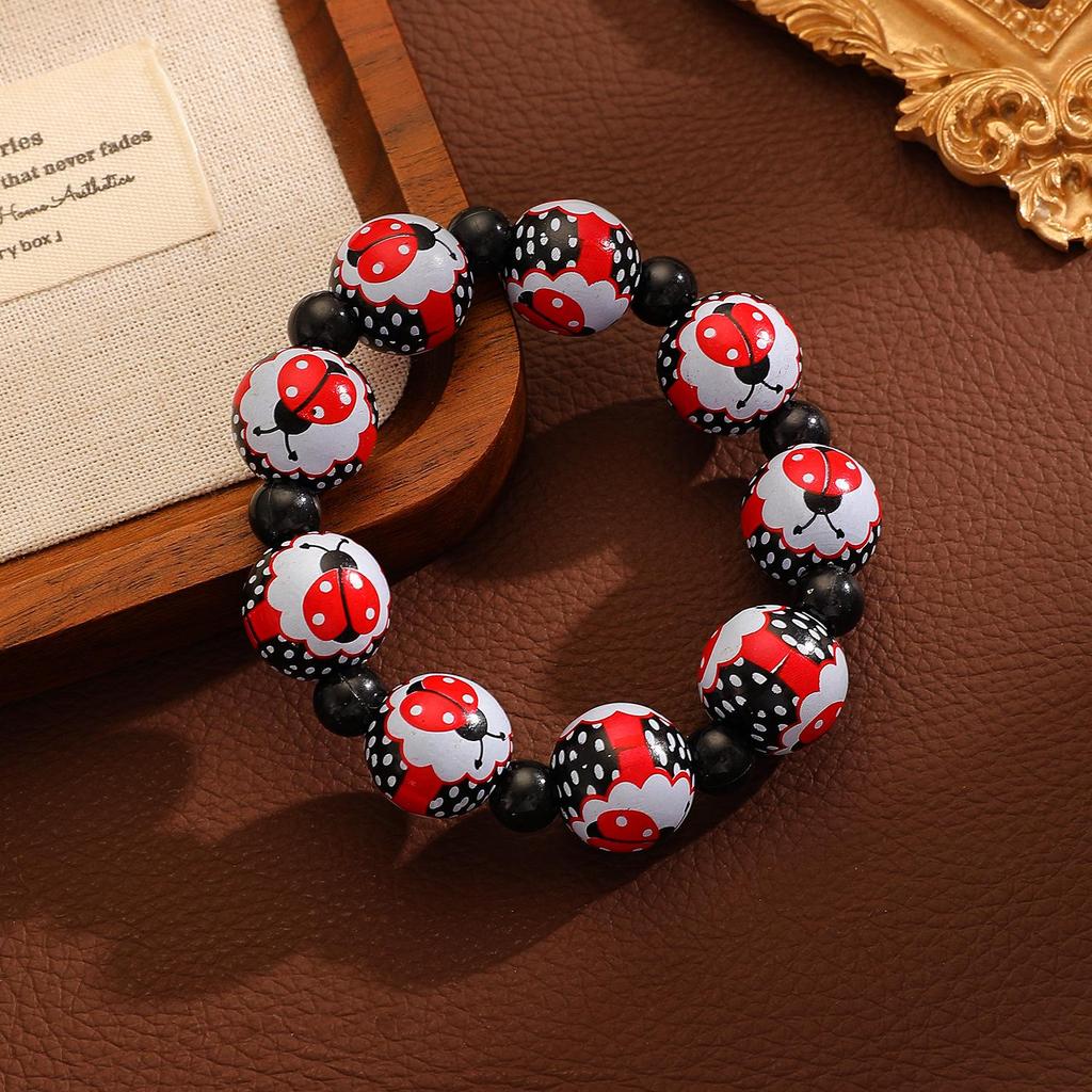Skull Spiderweb Beaded Bracelet: Unisex Creative Horror Halloween Jewelry