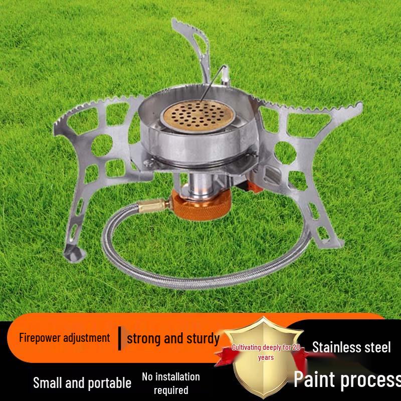 Portable Outdoor Gas Stove & Cookware Set