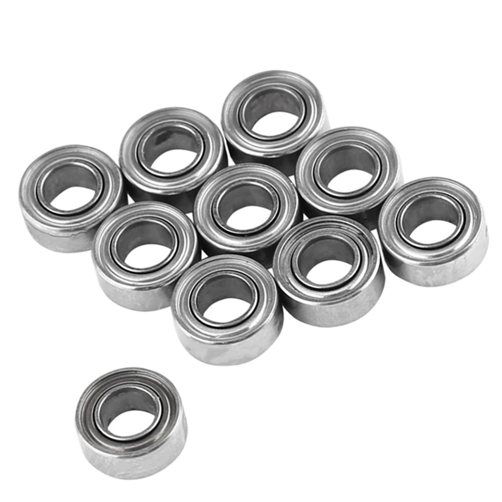 10pcs MR63ZZ Double Shielded Miniature Ball Bearings 3x6x2.5mm for 3D Printer, Model Making