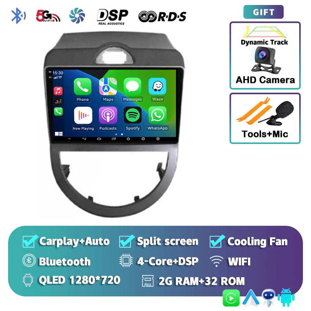 Android 14 Carplay Auto WIFI+4G Car Radio For Kia Soul 2010 2011 2012 2013 Multimedia Video Player Stereo GPS Navigation No 2din