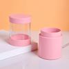Portable Travel Visible Makeup Brush Tools Simplicity Two Way Cut Double Clasp Holder Cosmetic Pens Storage Cup Case