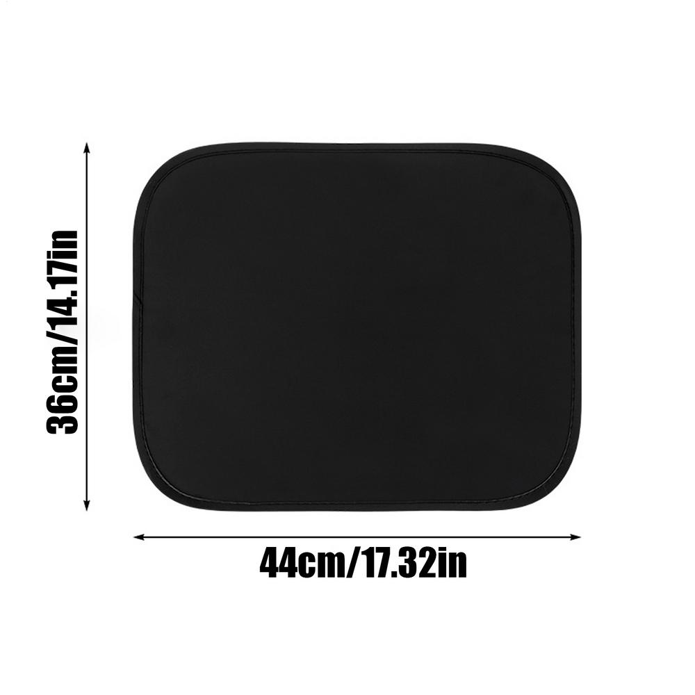 Summer Electrostatic Sun Visor for Car Side Window 4-Layer Sun Shade Curtains Anti-Glare UV-Blocker Auto Sun Protection Cover