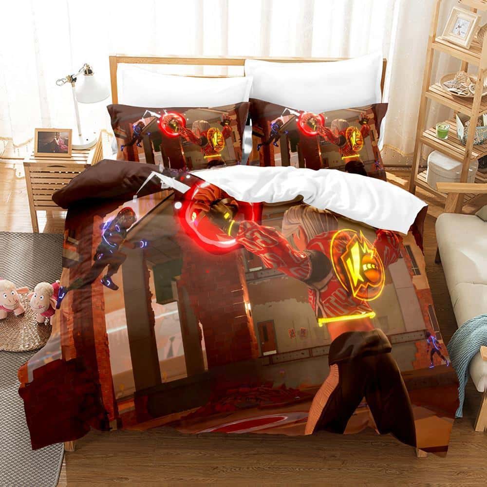 Fashion 3D Print Anime Game Knockout City Bedding Collection Single Twin Full Queen King Size Bed Collection Adult Kid Bedroom Duvetcover Collections