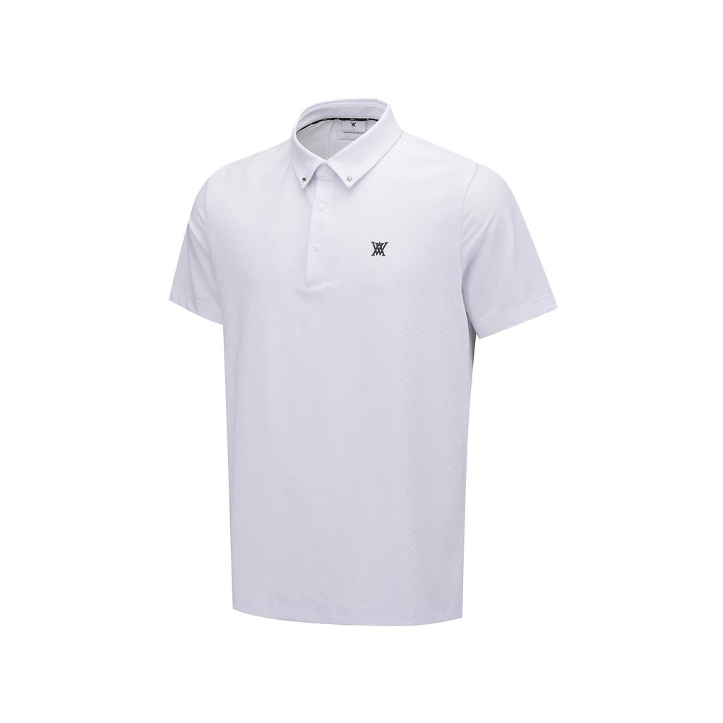 ANEW GOLF Men Hybrid Air Hole T-Shirt_Wh