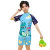 Spot Children's Cartoon Swim Trunks: One-Piece for Boys, Sizes Small To Large, Quick-Drying for Swimming and Hot Springs.