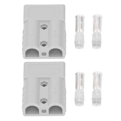 2 Sets Battery Quick Connector 12 10 8 6AWG Disconnect Wire Harness Plug with Terminal 50A 600V