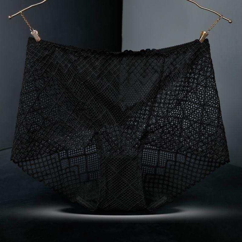 Σέξι Δαντελωτά Εσώρουχα για Γυναίκες με Ανοιχτή Μέση με Κοιλιακή Συμπίεση Άνετα Αναπνέοντα Καλοκαιρινά Τριγωνικά Εσώρουχα από Διχτυωτό Καθαρό Βαμβάκι