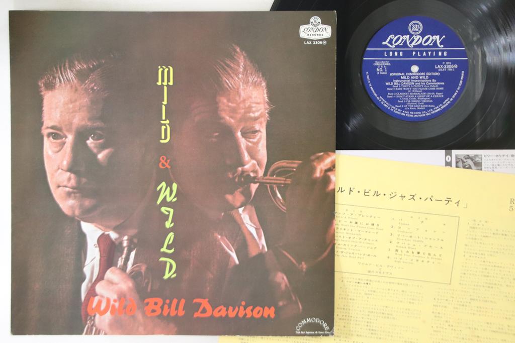 LP Record WILD BILL DAVISON & HIS COMMODORES - Mild & Wild LAX3306 KING Japan Jazz Used