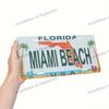 Souvenir Metal License Plate, Custom Auto Sign 15x30cm