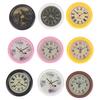 1:12 Scale Resin Dollhouse Miniature Wall Clock Play Doll House Miniaturas Home Decor Accessories Toy Pretend Play Furniture Toy