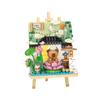 Loz Street Scene Series Architectural Model 3D Drawing Building Blocks Set Model Assembly Toy Ornament Kids Birthday Gift