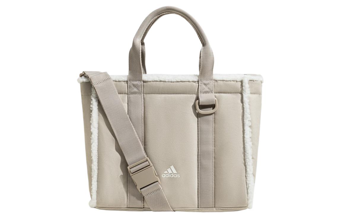 

Adidas Recycled Material Tote Bag, Shopping Bag, Portable Crossbody Bag, Shoulder Bag Women s Light Khaki IX7963