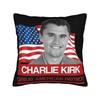 Charlie Kirk Pillowcase Double-Sided Printing Polyester Cushion Cover Decor Pillow Case Cover Car Square 40X40Cm