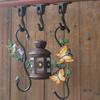 Retro Iron Art Cast Iron Hook Courtyard Garden Outdoor Wall Decoration Clothing Store Clothing Hat European Style Clothes-hook