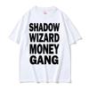 Joeyy Schattenzauberer Geld Gang Buchstaben Druck T-Shirts Lustiges Y2K Meme T-Shirt Herren Damen Harajuku