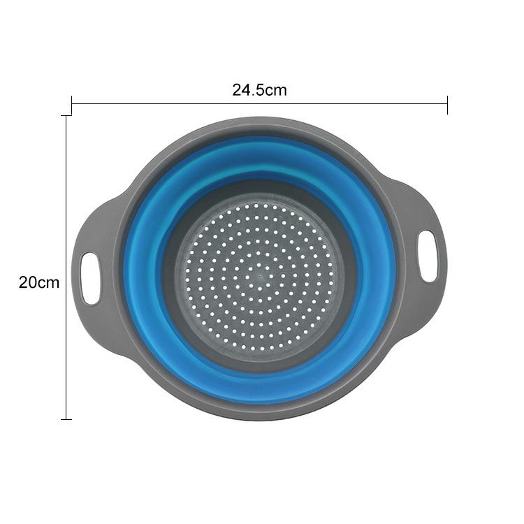 Collapsible Colander for Kitchen Fruit Vegetable Washing Basket Strainer Foldable Basket Drainer Kitchen Tools