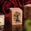 Rosewood Flower Stamp: Personalized Wooden Stamp Gift for Teachers and Students for Back-to-School Season
