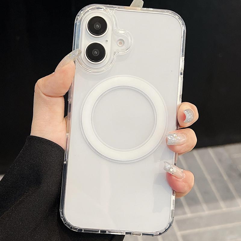 iPhone 17 Pro Max Magnetic Transparent Acrylic Case iPhone 16 Pro