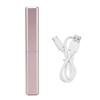 Mini Straightener Comb for Bangs Cordless Rechargeable Mini Hot Comb Straightening Brush Rosy Gold