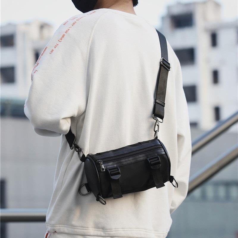 Male Travel Bucket Handbag Autumn Crossbody Bag for Traveling Women Men