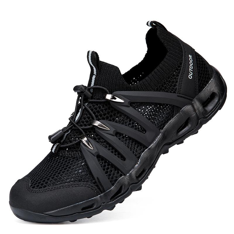 Summer Non-slip Hiking Shoes Men Women Breathable Wading Travel Shoes Lightweight Climbing Sports Shoes Multifunctional Sneakers