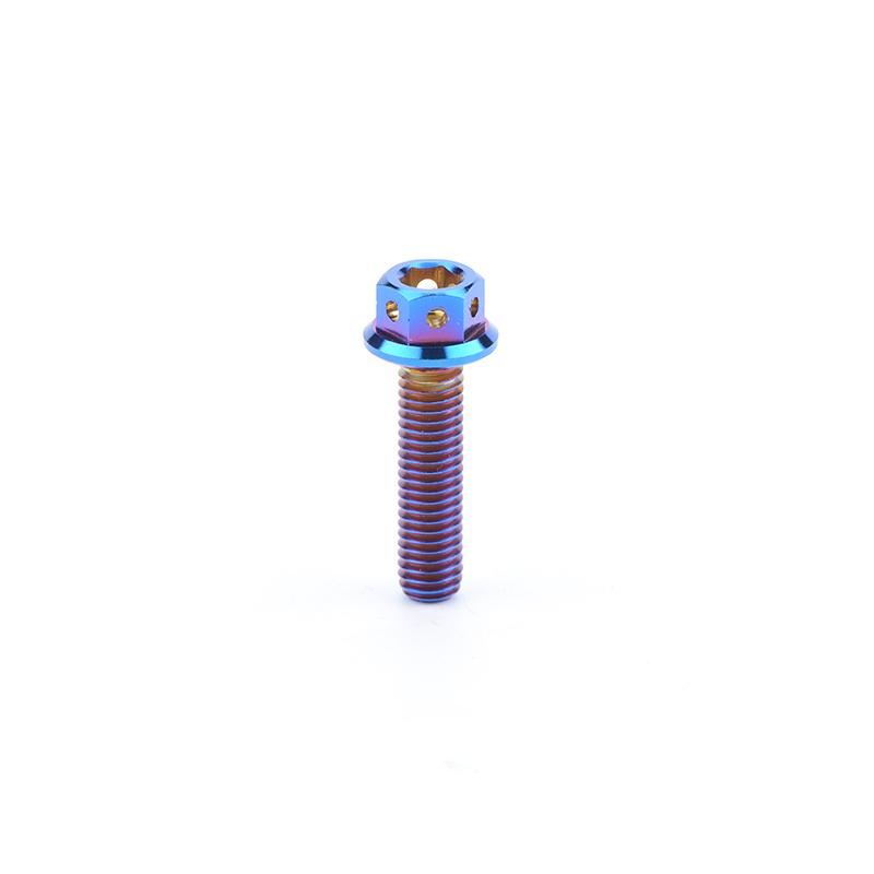 TMJ Titanium Bolts Hexagon and Flanged Head Race Spec Screws M6