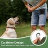 2Pcs Dog Treat Pouch, Dog Treat Pouches for Pet Training, Portable Auto Closing Dog Walking Bag with Carabiner for Puppy Travel or Outdoor Use Black