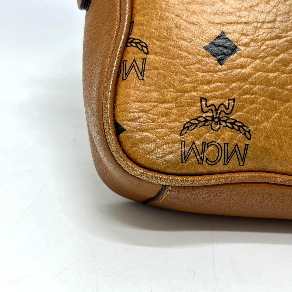 MCM MWR25VI20C0001 Vicetos Crossbody Bag Shoulder Bag Leather Brown/GoldHardware