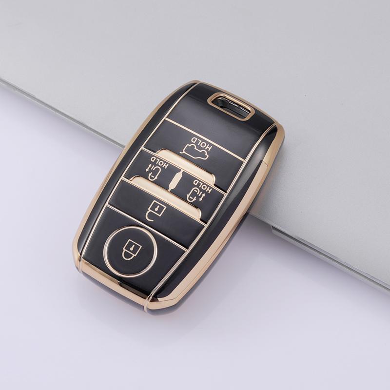 5/6-Tasten-TPU-Smart-Remote-Autoschlüsselgehäuseabdeckung für Kia Sedona Grand Carnival Snug Sorento L580 Kia Doule Carnival Keyless