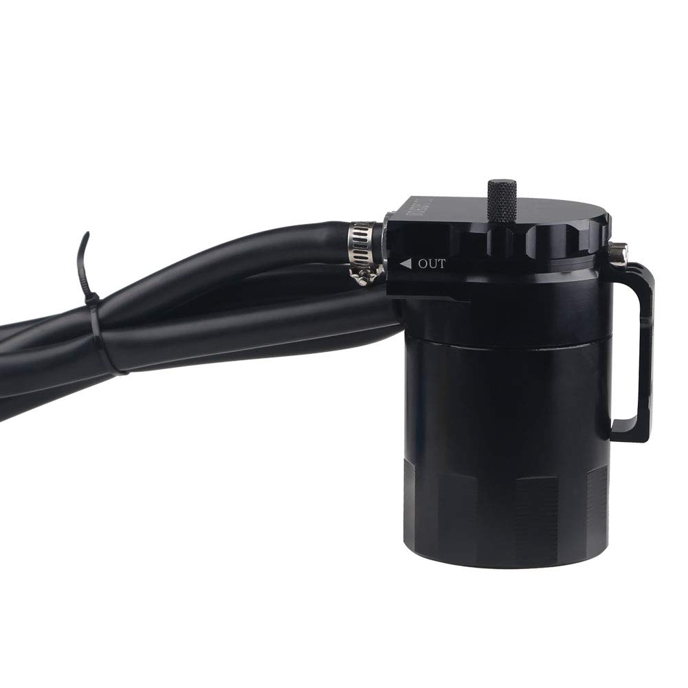 10.1 fl oz (300 ml) Cylindrical Catch Tank, Aluminum, with Baffle, Outer Diameter
