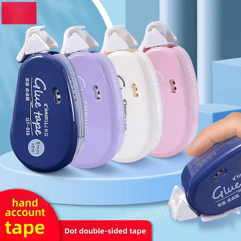 6m*6mm Double Sided Adhesive Dots Glue Tape DIY Scrapbooking Collage Photo Album School Stationery Roller Tape Craft Supplies