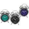 Retro Twin Bell Loud Alarm Clock for Heavy Sleepers, Silent Non-Ticking Analog