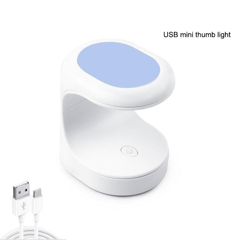 Mini Nail Dryer UV Lamp Manicure Machine Single Finger Nails Art Tool Gel Polish 16W Nail Dryer LED Lamp Manicure Tools With USB