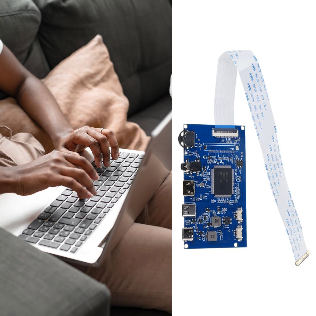 Laptop LCD-Bildschirm Treiberplatine Einfach zu montieren Treiberplatine Automatische Konvertierung EDP 30-Pin Port