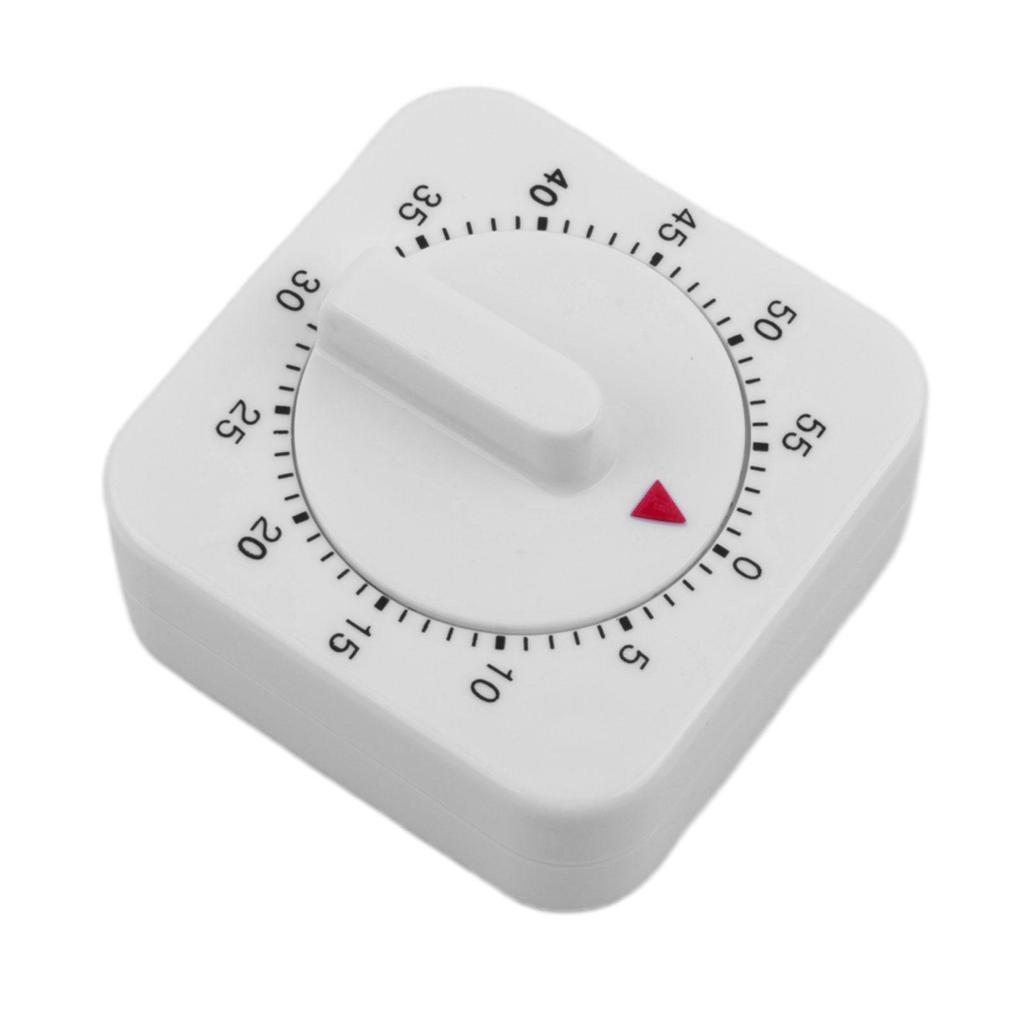 Square Mechanical Timer 3 Seconds Ring For Cooking