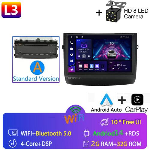 9''Android 14 Car Radio for Toyota Prius 20 2003-2009 GPS Head Unit Car Radio Multimedia Video Player Wifi 8+128G Carplay