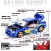 1/32 Skala Subaru Impreza WRX STI Rally Superbil Støpt Modell Legert Metallbil Barnas Leketøybil Miniatyr Mini GT Feriegaver
