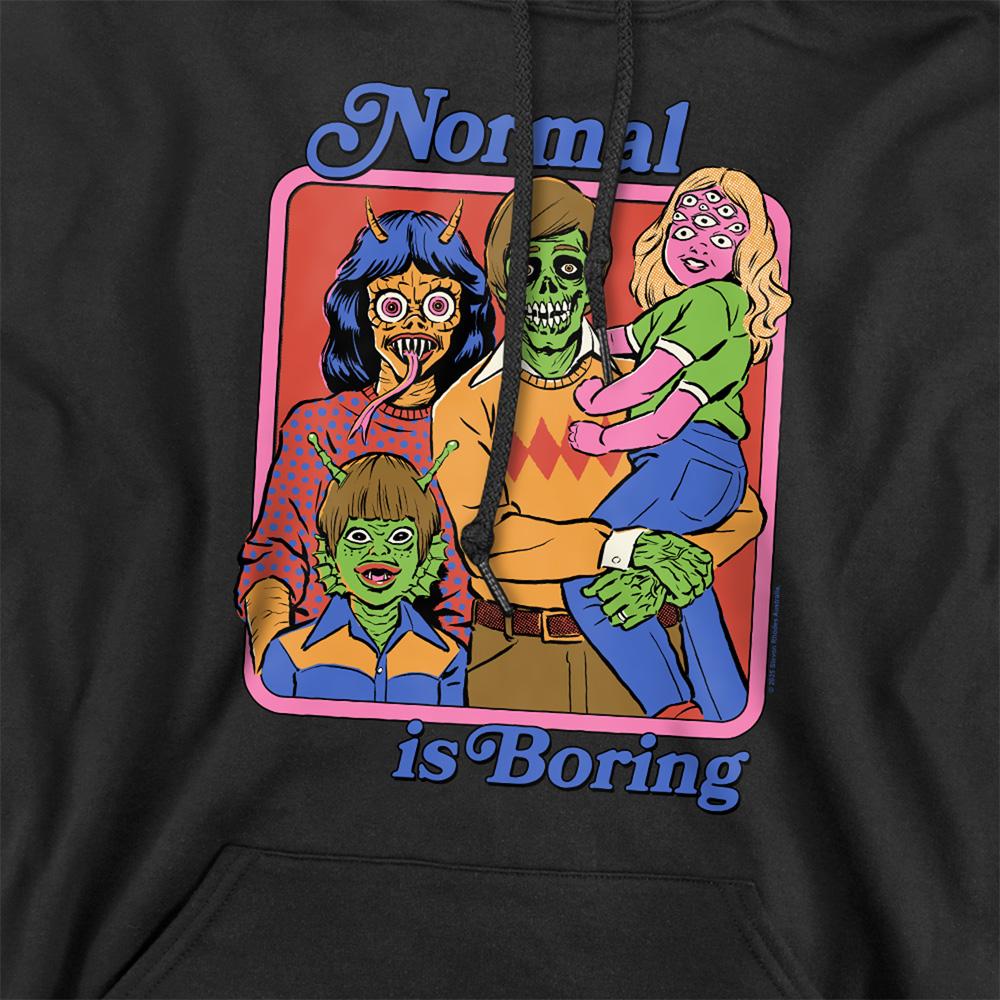 Steven Rhodes Unisex Adult Normal Is Boring Hoodie