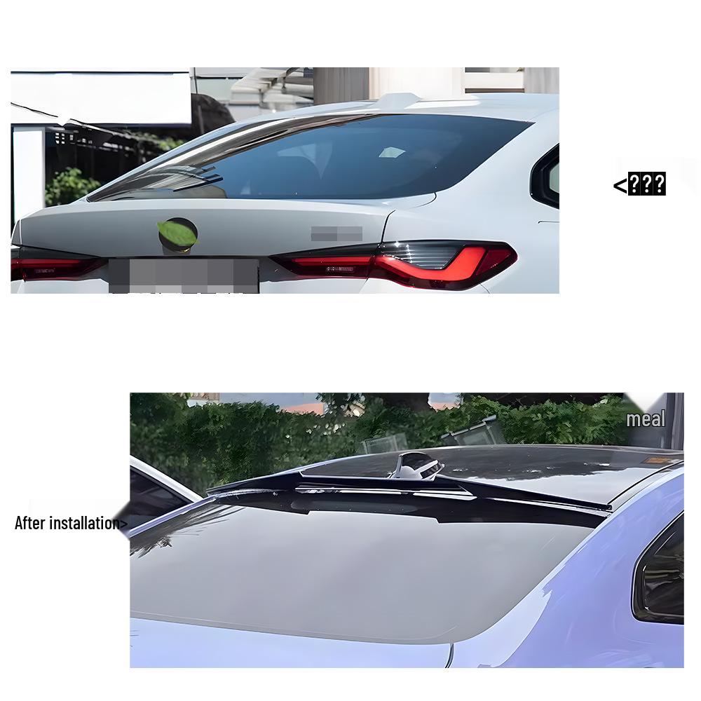 BMW 4 Series G22 (2021+) Non-Destructive Rear Spoiler, Blow-Molded for 2-Door Models