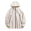 Autumn and Winter Outdoor Jacket Couple Hooded Jacket Windproof Waterproof Mountaineering Suit Sports Jacket