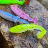 T-Tail Duckfoot Micro Stuff Root Fishing Bionic Soft Bait 1G 40Mm/1.8G 50Mm Lure Road Runner Soft Worm Mandarin Fish