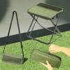 Portable Foldable Backpack Stool Lightweight Camping Fishing Picnic Chair Outdoor Outdoor Adventure Seat for Hiking Travel