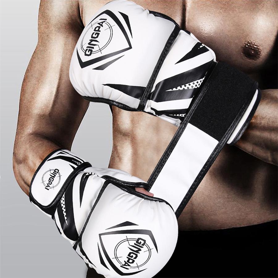 Professional MMA Half Finger Boxing Gloves Thickened Sanda Free Fighting Training Gloves for Mixed Martial Arts