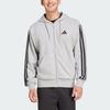 Adidas Essentials 3 Stripes French Terry Full Zip Hoodie Men's JE6338