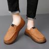 New Men‘s Casual Shoes Handmade Leather Loafers Comfortable Men's Shoes Leather Flat Moccasins Men Sneakers
