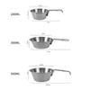 Outdoor Camping 304 Edelstahl Tragbare Faltbare Schnee Schüssel 3-stück Set