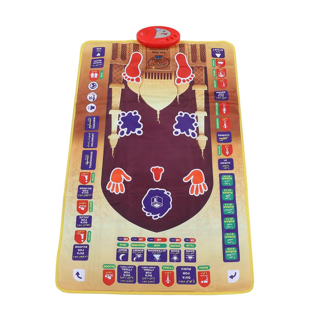 Kids Muslim Prayer Rug Early Education Smart 7 Languages Electronic Muslim Prayer Rug for Kids 3 Years Old and Above 555A 5