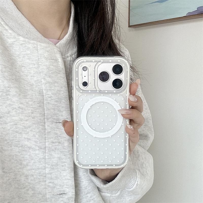 Japanese-Korean Star Cat Magnetic Holder for iPhone 17/16 Pro Max/15/14 Phone Case, New Model