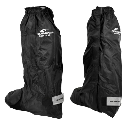 KOMINE Motorcycle Neo Rain Boot Cover Long Black L RK-033 385